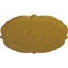 Ekena Millwork Victorian Ceiling Medallion, Hand-Painted Pharaohs Gold, 24 3/8"OD x 1"P CM24VIPGS